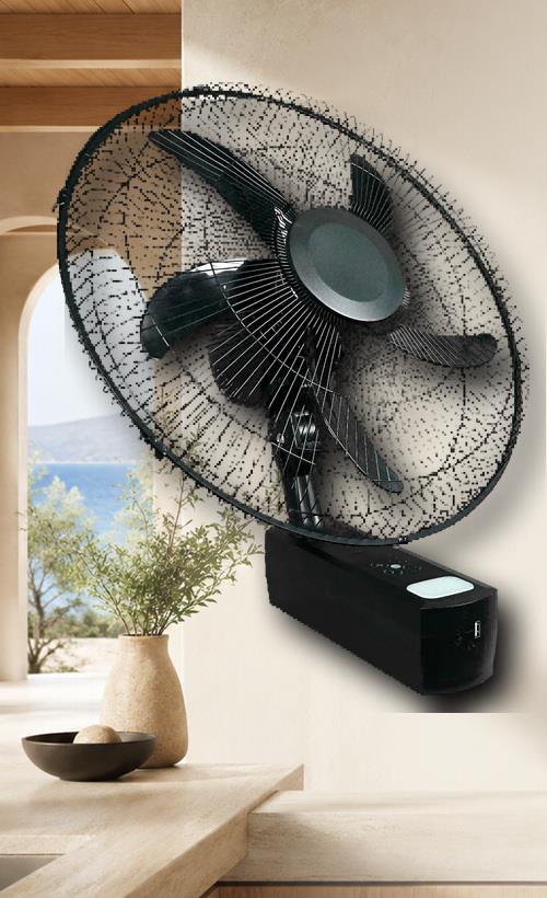G6 12 inch solar rechargeable wall fan - ZIGWO